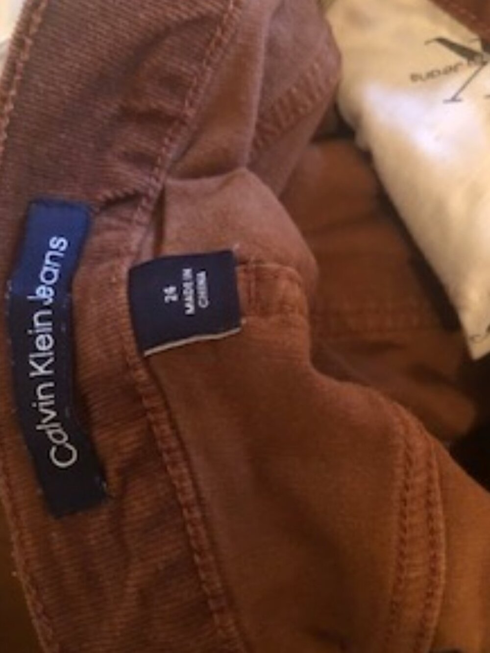 Calvin Klein Classic Stretch Corduroy Jeans - Picture 2 of 3